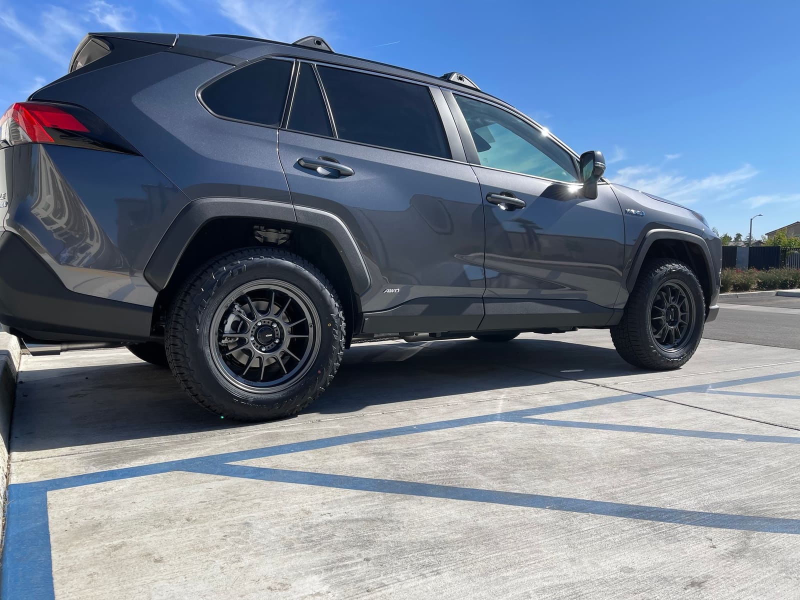 2021 Toyota RAV4 with 17x8 wheels