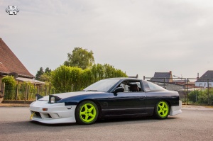 1992 Nissan S13 with 15x7 wheels