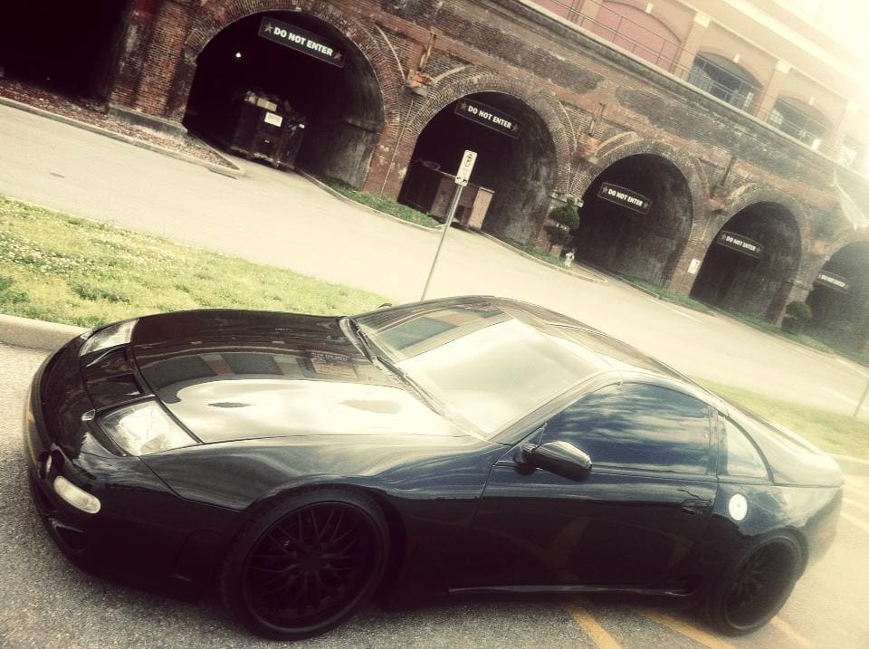 1991 Nissan 300ZX 2-seat with 19x9.5 MRR Design GT-1 wheels