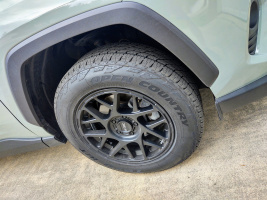 2019 Toyota RAV4 with 17x8 wheels