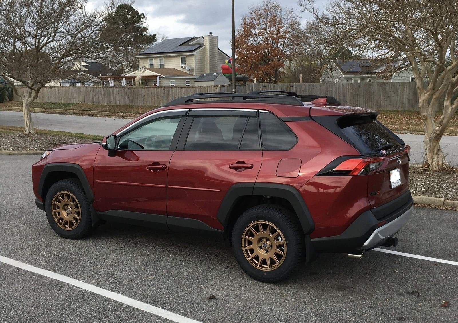 2020 Toyota RAV4 with 17x7.5 LP1 wheels