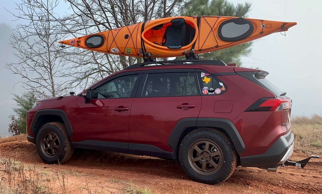 2021 Toyota RAV4 with 17x8 wheels