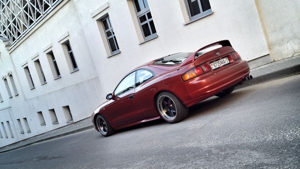 1999 Toyota Celica with 17x9.5 Impul Hoshino Rs wheels