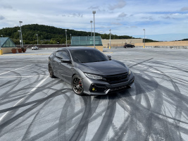 2020 Honda Civic with 18x8.5 wheels