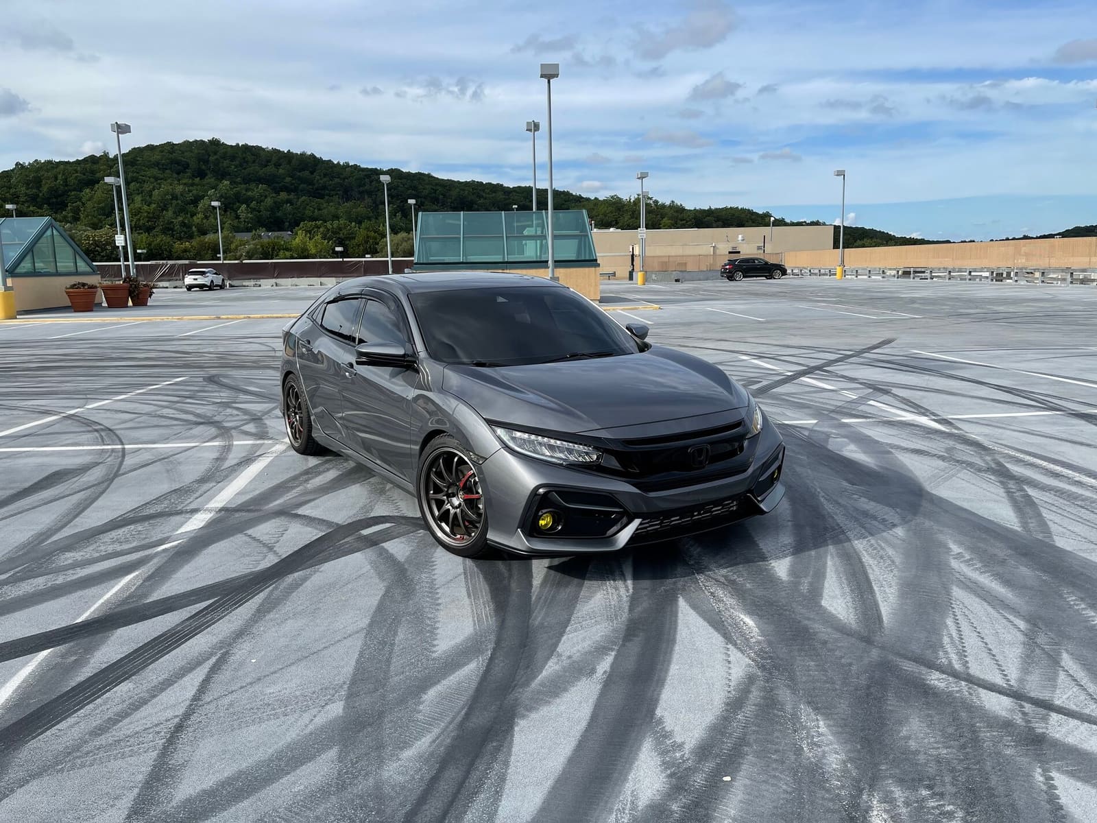 2020 Honda Civic with 18x8.5 wheels
