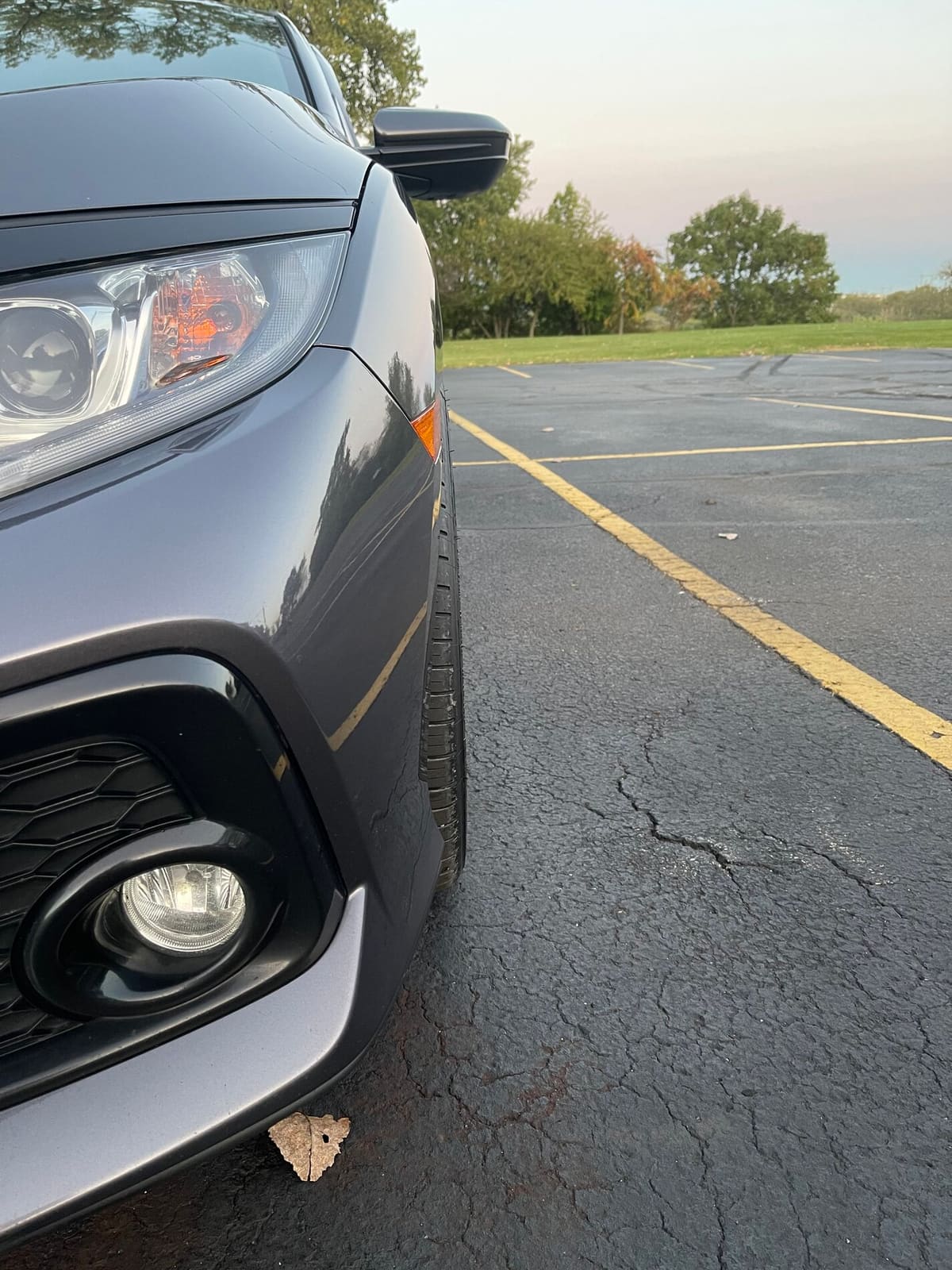 2019 Honda Civic with 18x8.5 wheels