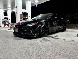 2019 Honda Civic with 18x8.5 wheels