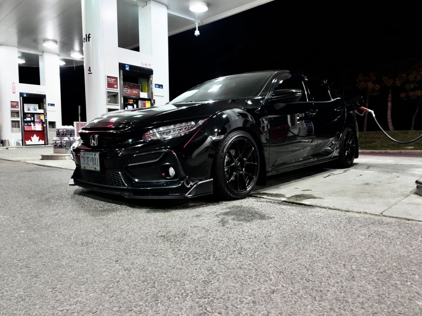 2019 Honda Civic with 18x8.5 wheels