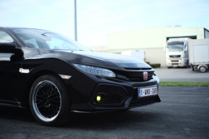 2017 Honda Civic with 18x8 wheels