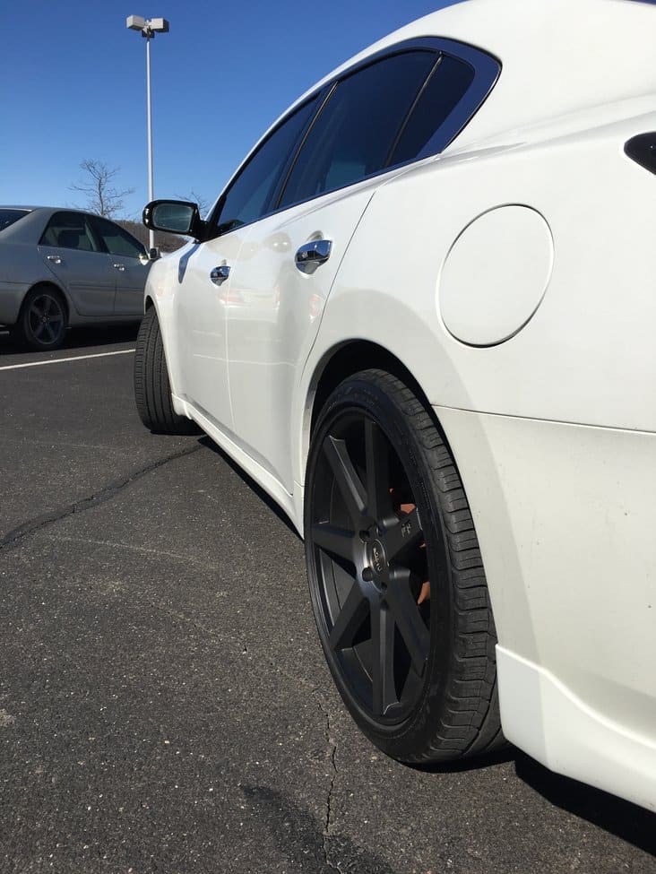 2014 Nissan Maxima with 20x9 wheels