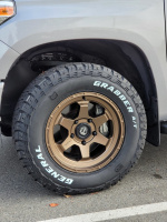 2021 Toyota Tundra with 18x9 wheels