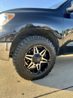 2011 Toyota Tundra with 20x10 wheels