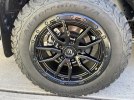 2021 Toyota Tundra with 20x9 wheels