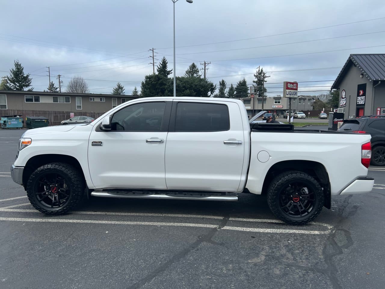 2018 Toyota Tundra with 20x9 TRD wheels