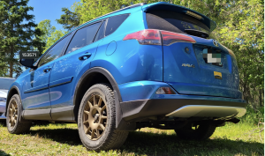 2012 Toyota RAV4 with 17x7.5 wheels