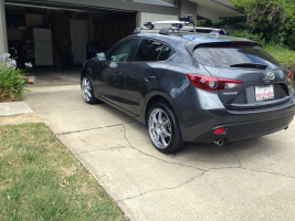 2016 Mazda Mazda3 with 18x8 wheels