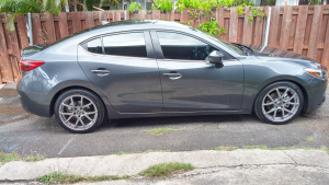 2014 Mazda Mazda3 with 18x8 wheels