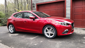 2015 Mazda Mazda3 with 18x7.5 Panoramas wheels