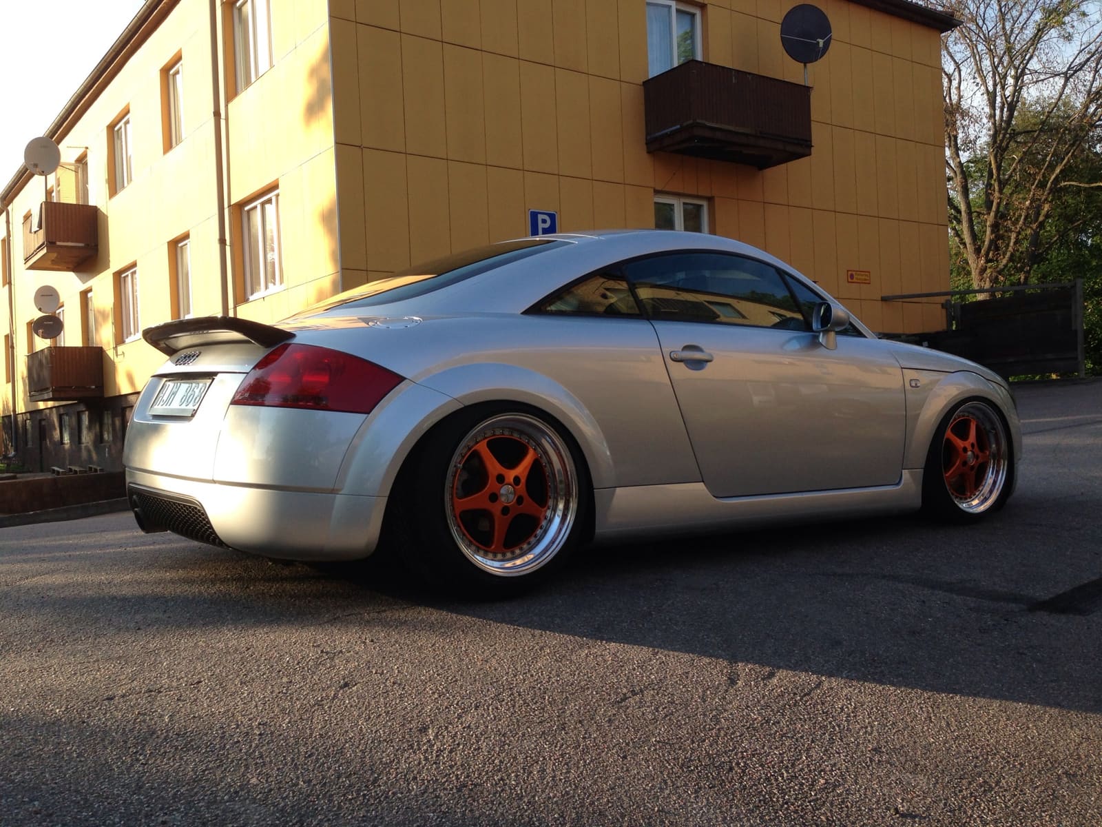 1999 Audi TT with 17x8.5 Oz Mito wheels