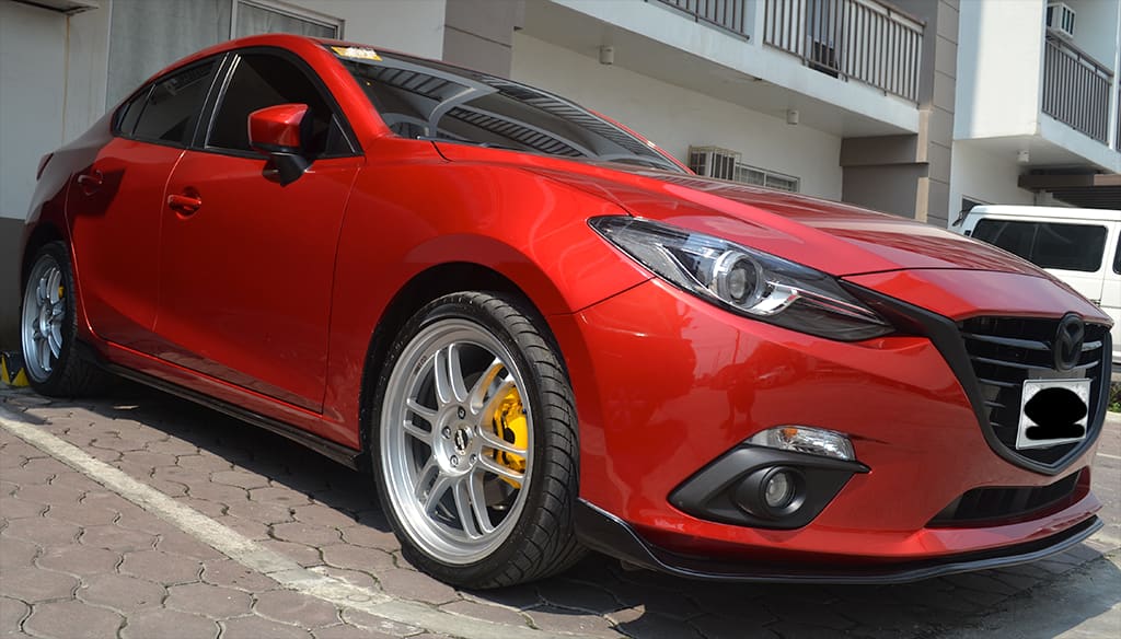 2015 Mazda Mazda3 with 19x8 RPF1 wheels