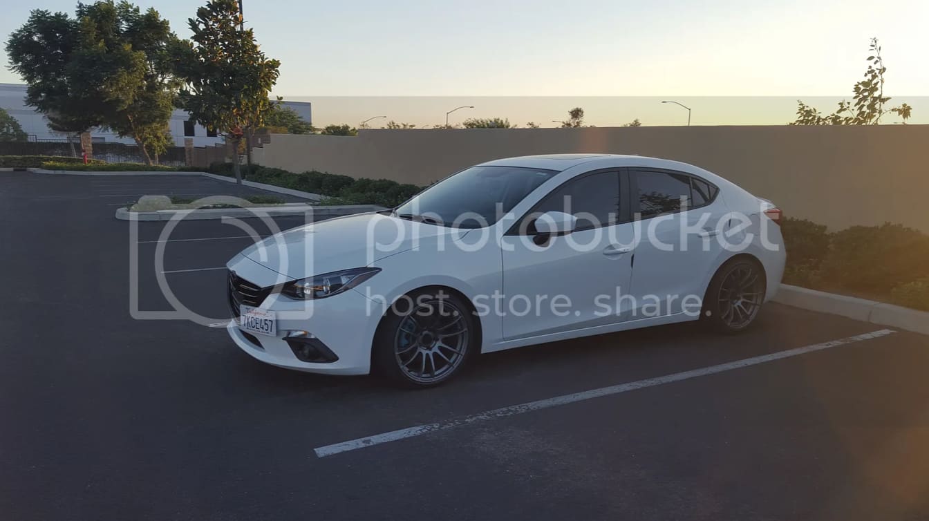 2013 Mazda Mazda3 with 18x9.5 wheels