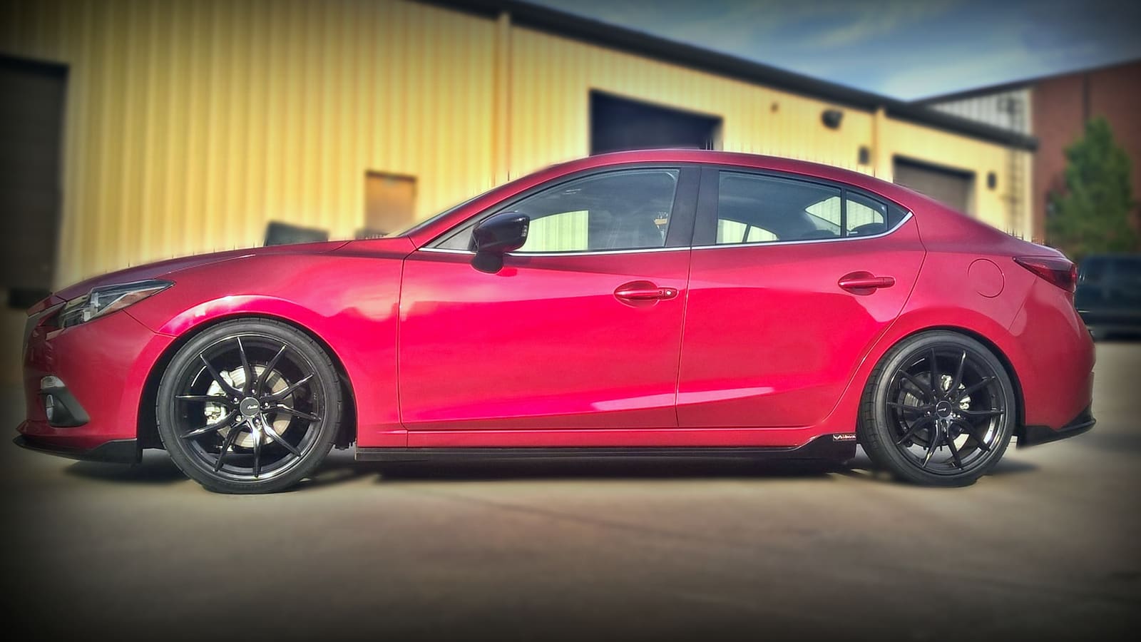 2014 Mazda Mazda3 with 19x8.5 wheels