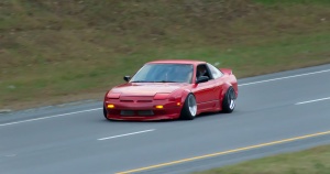1992 Nissan S13 with 16x9 Mitsubishi Starion SHP Rear wheels