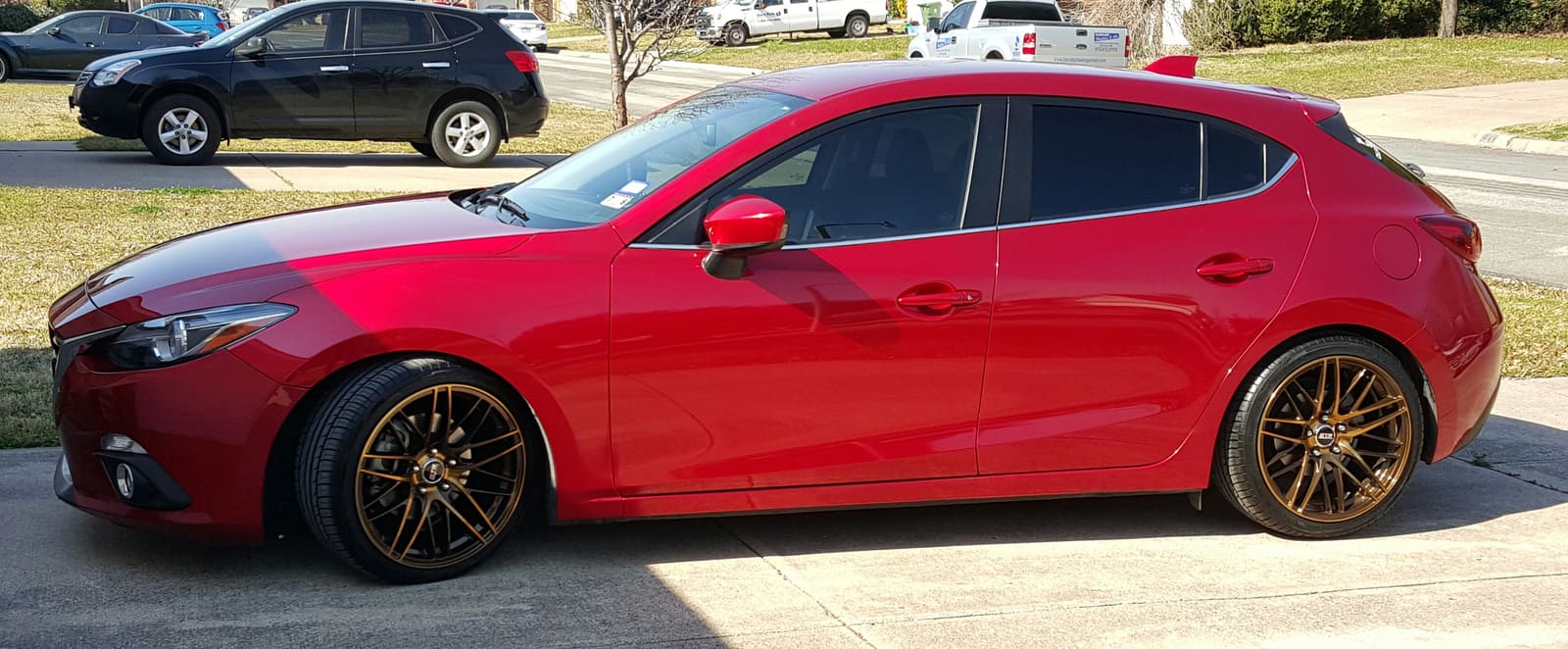 2014 Mazda Mazda3 with 18x9 wheels