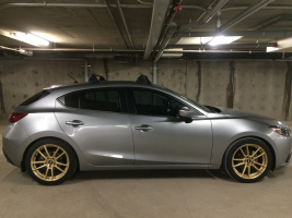 2014 Mazda Mazda3 with 18x8 wheels