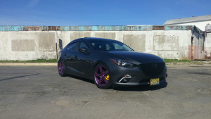 2014 Mazda Mazda3 with 18x8 wheels
