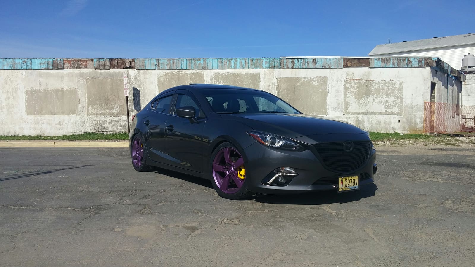2014 Mazda Mazda3 with 18x8 wheels