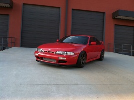 1995 Nissan S14 with 18x9.5 Volk LMGT 4 wheels