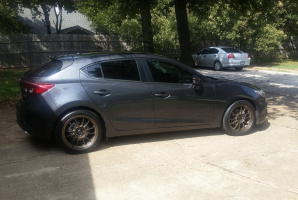 2014 Mazda Mazda3 with 18x8.5 wheels