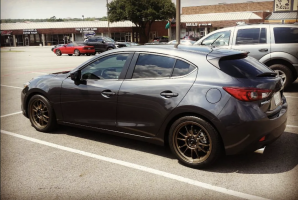 2014 Mazda Mazda3 with 18x8.5 wheels