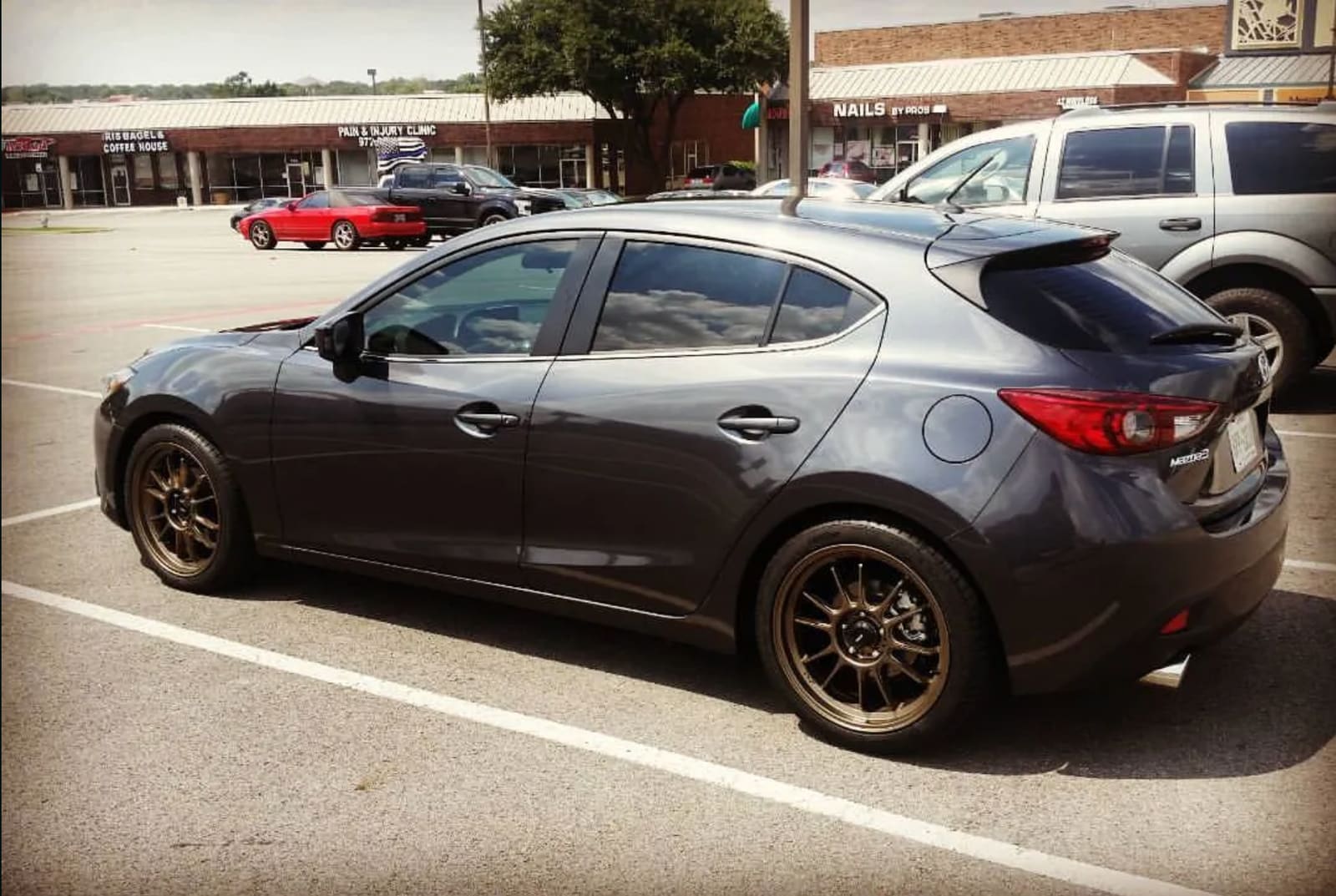 2014 Mazda Mazda3 with 18x8.5 wheels