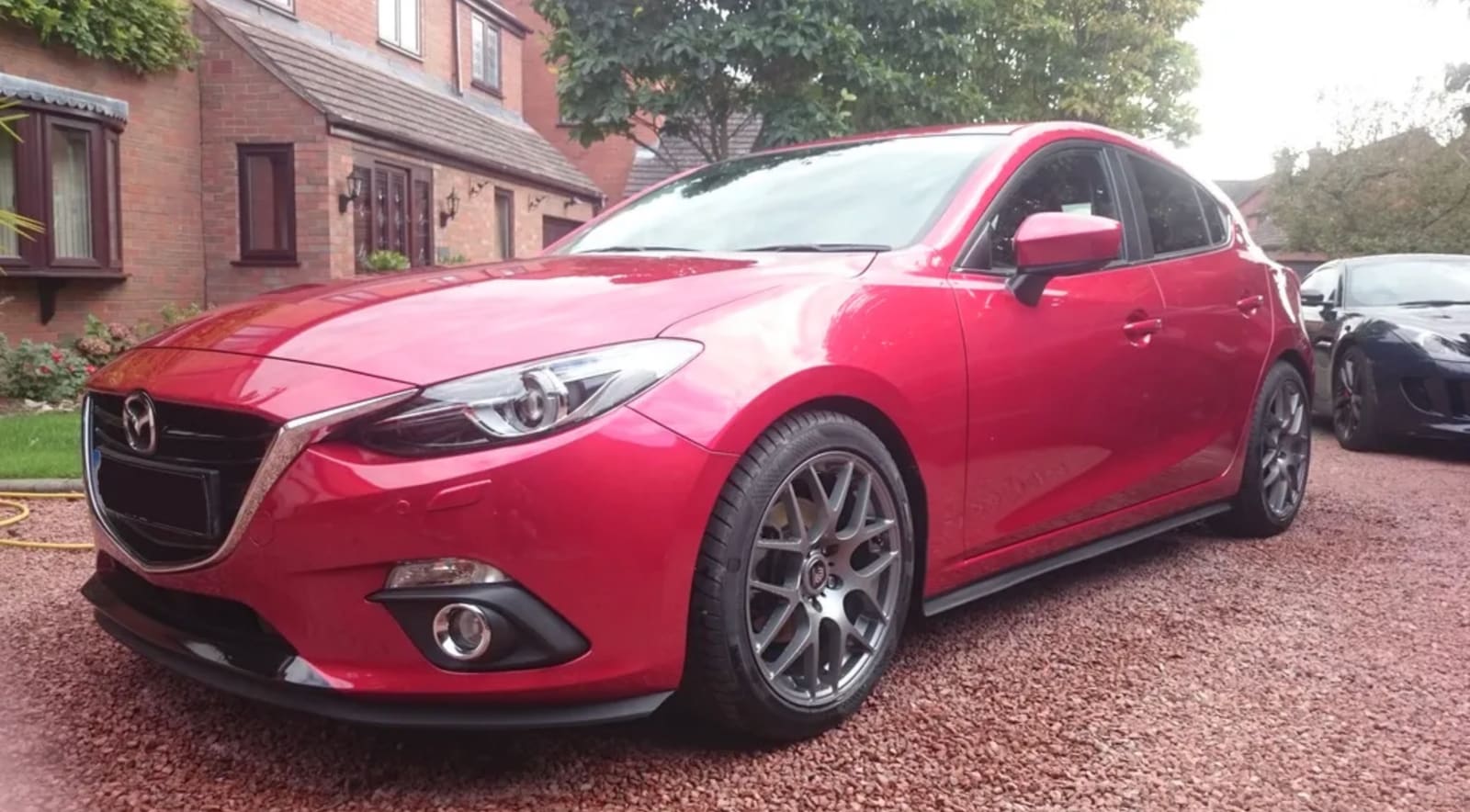 2016 Mazda Mazda3 with 18x8 DRx2 wheels