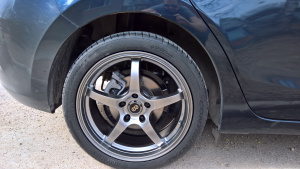2016 Mazda Mazda3 with 18x8 wheels
