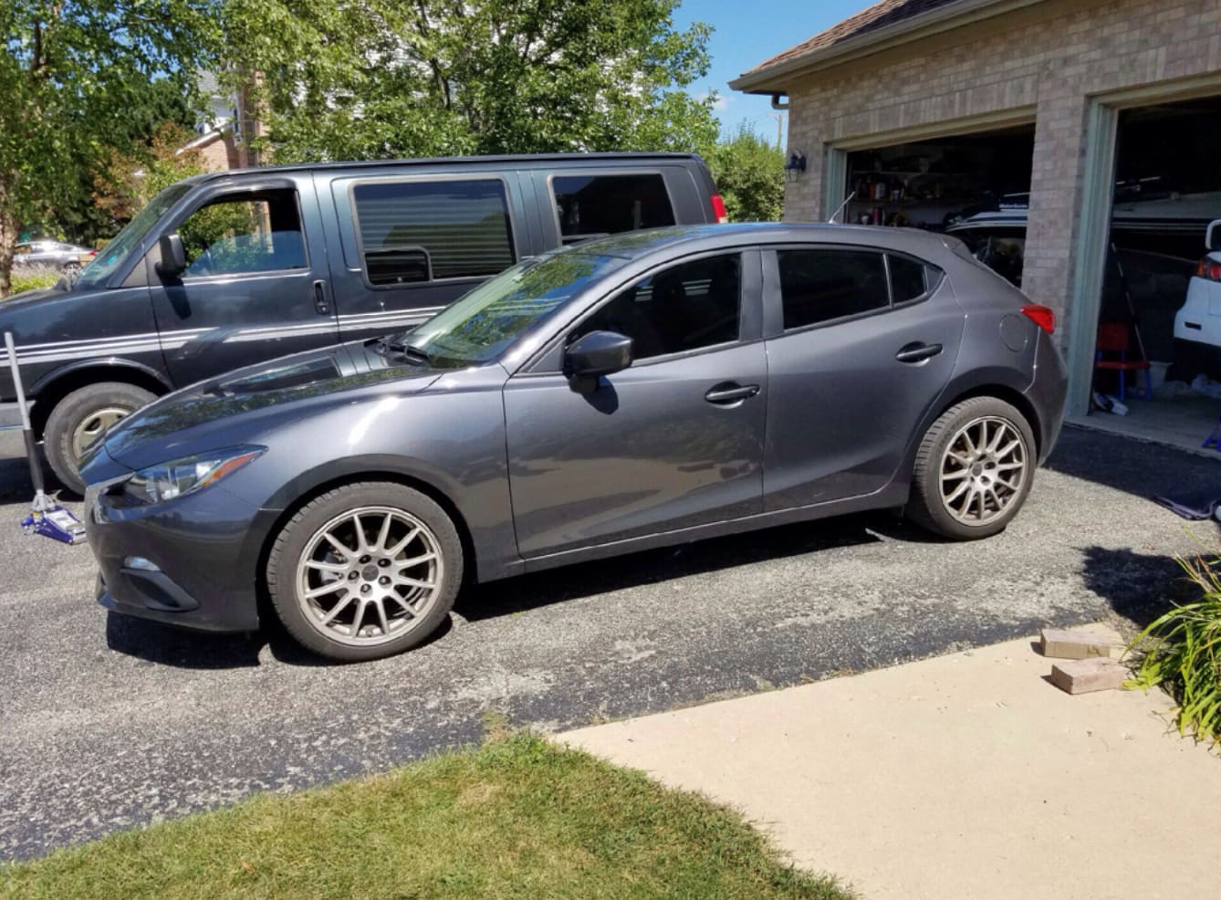 2017 Mazda Mazda3 with 18x8.5 wheels