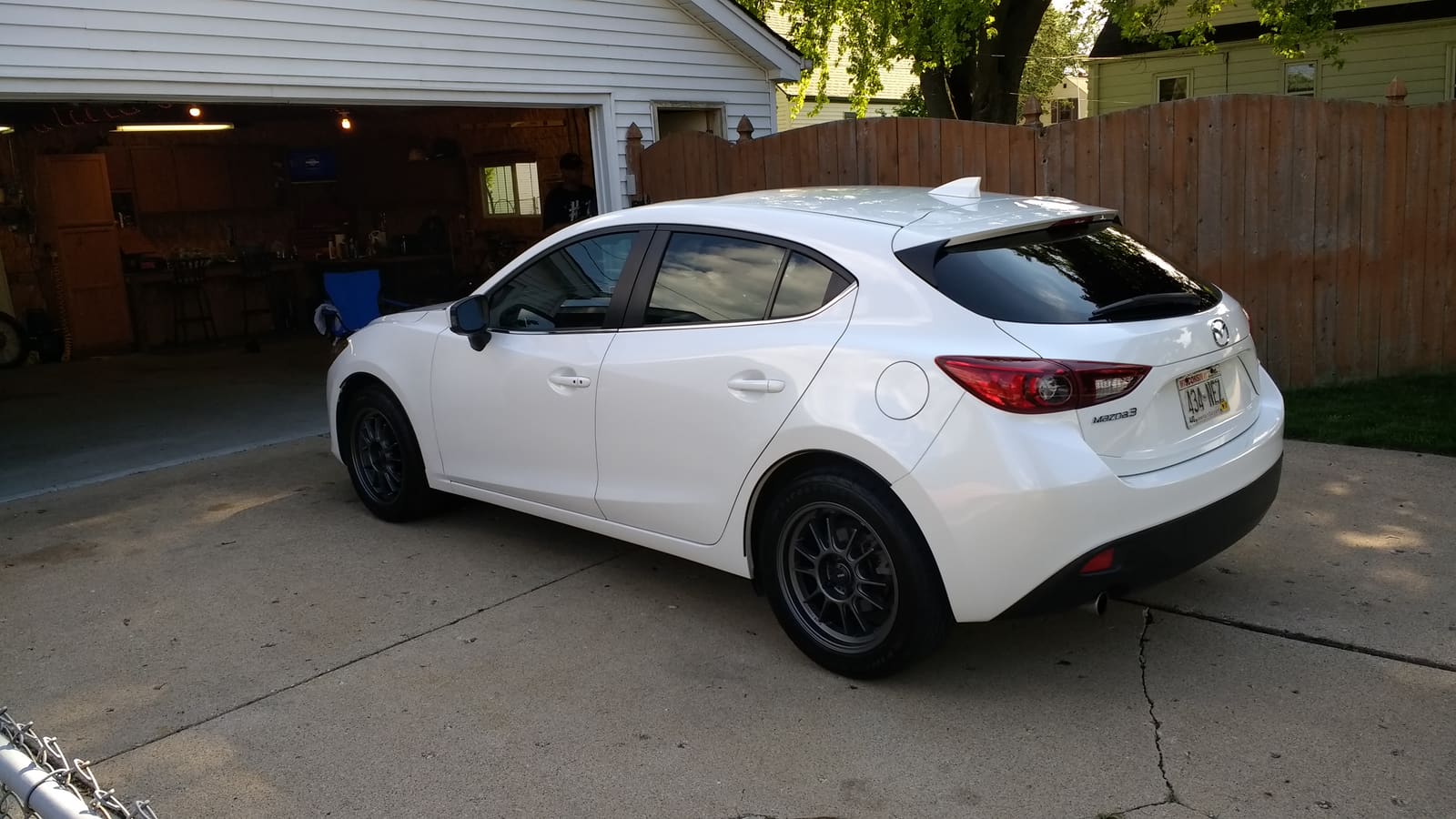 2017 Mazda Mazda3 with 17x8 wheels