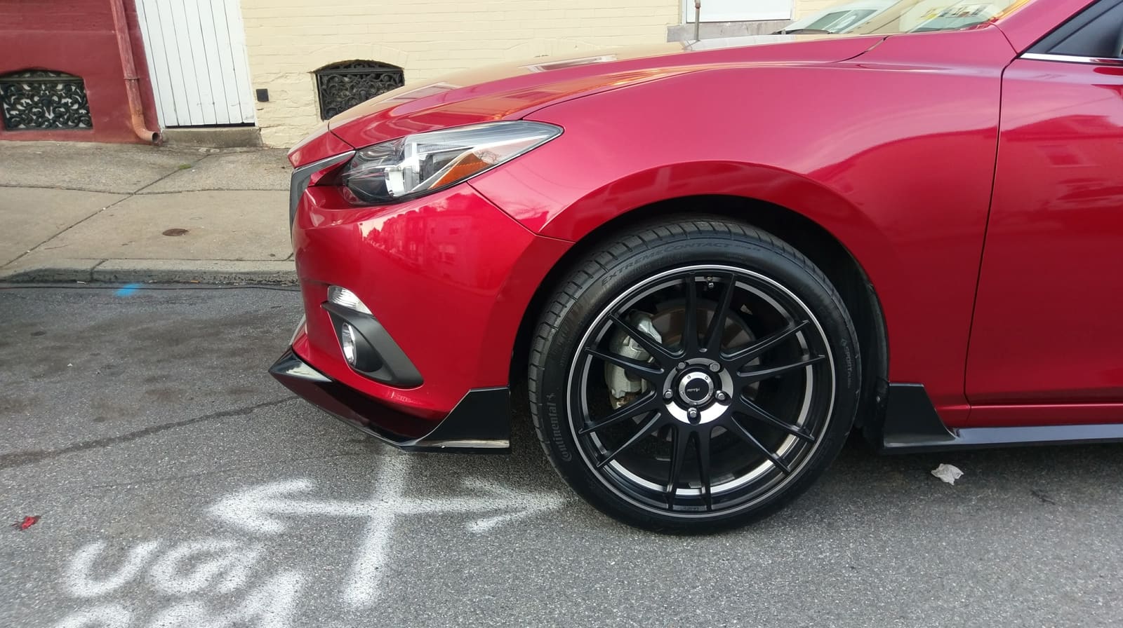 2017 Mazda Mazda3 with 19x8.5 DST Optimo wheels