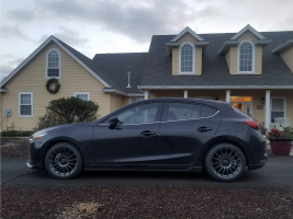 2014 Mazda Mazda3 with 18x8 wheels