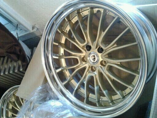 2003 Infiniti G35 with 20x9.5 work schwert wheels