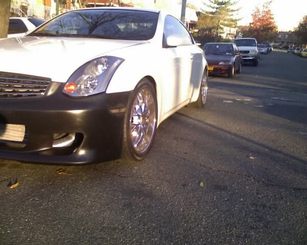 2003 Infiniti G35 with 20x8.5 rpm 505 wheels