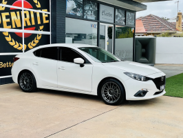 2014 Mazda Mazda3 with 18x8 wheels