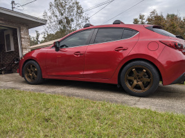 2014 Mazda Mazda3 with 17x8 wheels