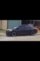 2010 Toyota Yaris with 16x8 rota cup wheels