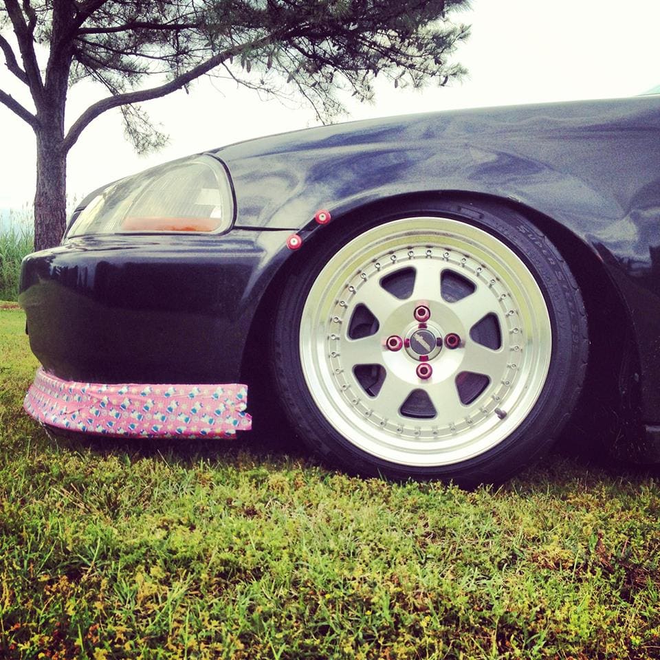 1998 Honda Civic with 15x8 Chikara rs7 wheels