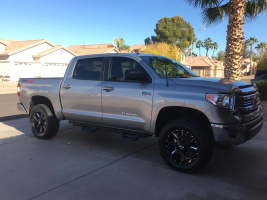 2014 Toyota Tundra with 20x9 wheels