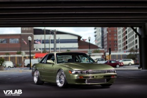 1989 Nissan S13 with 17x8 CCW Classic wheels