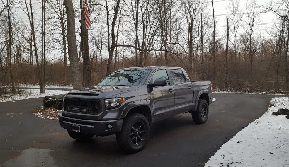 2016 Toyota Tundra with 20x9 wheels